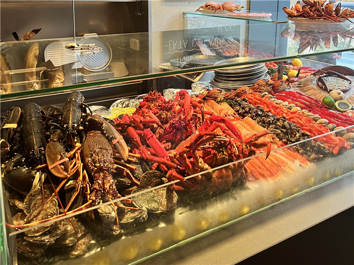 seafood display